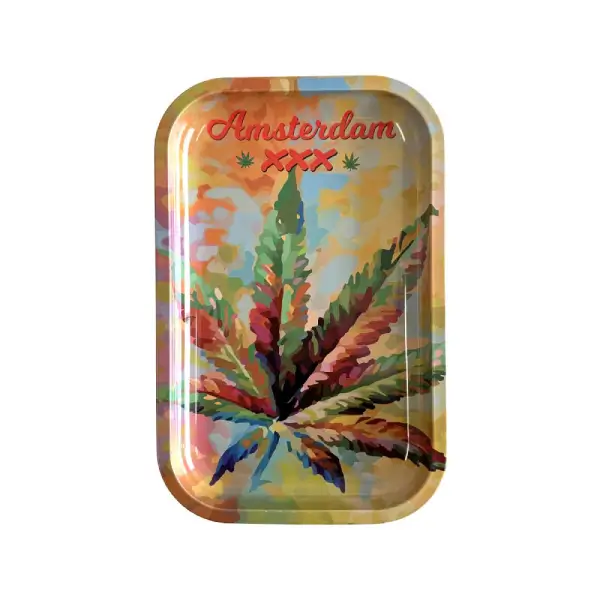 Amsterdam Metal Rolling Painted Leaf
