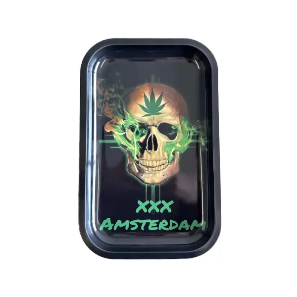 Green Skull Amsterdam Metal Rolling