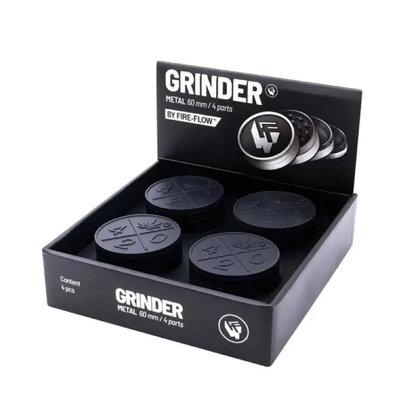 Metal Grinder Black 420 ???60 mm ??? 4 parts