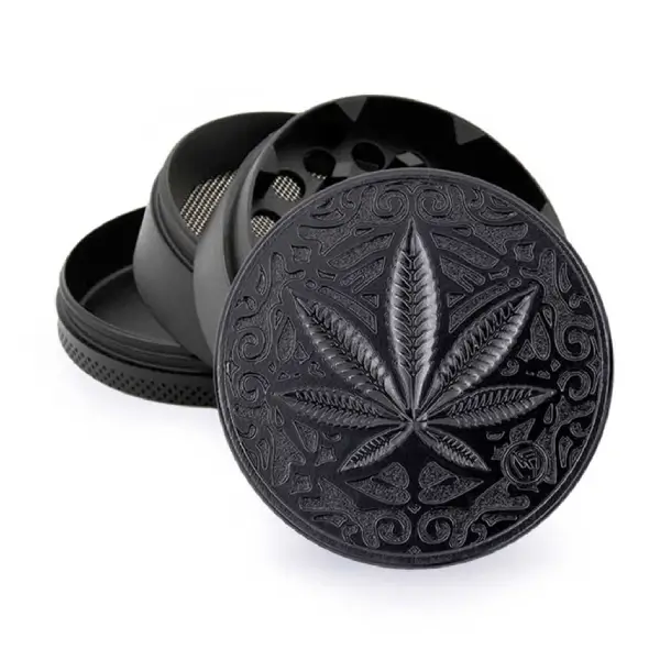 Metal Grinder Black Trance Leaf ???50 mm ??? 4 parts