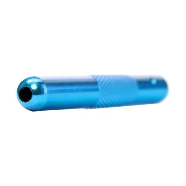 Snuff tube Aluminum Tube Lake Blue